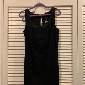 Open Back Black Dress